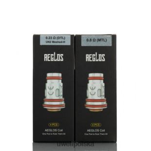 UWELL AEGLOS cewki | 4-pak 0,8 oma JTRRVT269 UWELL Disposable Vape