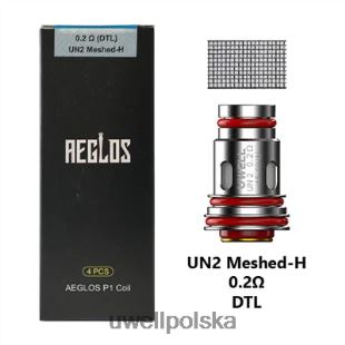 UWELL AEGLOS cewki | 4-pak p1 un2 meshed-h 0,2 oma JTRRVT271 UWELL Polska