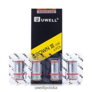 UWELL CROWN 3 cewki (4-pak) 0,25 oma JTRRVT91 UWELL Polska