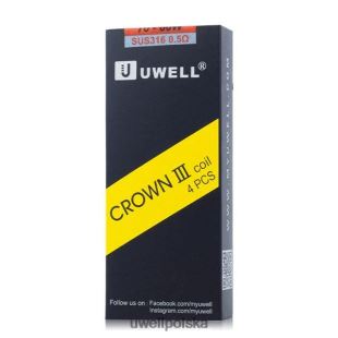 UWELL CROWN 3 cewki (4-pak) siatka un2 0,23 oma JTRRVT94 UWELL E Papieros