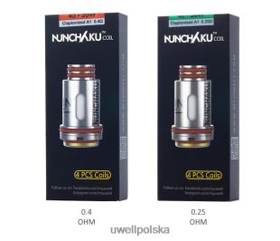 UWELL NUNCHAKU cewki (4-pak) 0,4 oma JTRRVT262 UWELL Warszawa
