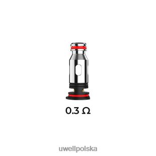 UWELL PA cewki zamienne 0,3 oma (4 sztuki) JTRRVT82 UWELL Warszawa