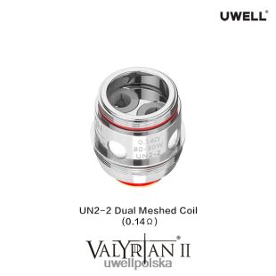 UWELL VALYRIAN 2 cewki zamienne (2 szt.) un2 podwójna siatka 0,14 oma JTRRVT29 UWELL Disposable Vape