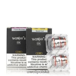 UWELL VALYRIAN 2 cewki zamienne (2 szt.) un2 podwójna siatka 0,14 oma JTRRVT29 UWELL Disposable Vape