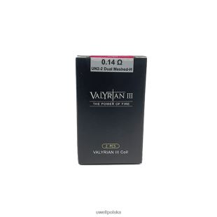 UWELL VALYRIAN 3 wymiana cewek | 2-pak fecrai 0,14 oma JTRRVT20 UWELL Vape Flavours