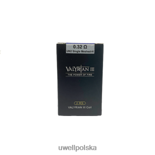 UWELL VALYRIAN 3 wymiana cewek | 2-pak ss316l 0,32 oma JTRRVT21 UWELL Polska
