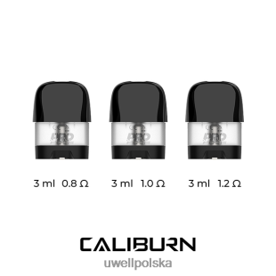 UWELL CALIBURN X kapsułki zamienne | 2-pak Pusty wkład na saszetki o pojemności 3 ml JTRRVT45 UWELL Vape Price