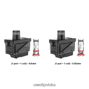 UWELL HAVOK V1 zestaw cewek 1 kapsuła + 1 cewka 0,25 oma JTRRVT274 UWELL E Papieros