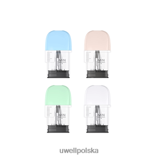 UWELL POPREEL P1 wymienna kapsuła (4 sztuki) 1,2 oma JTRRVT84 UWELL E Papieros