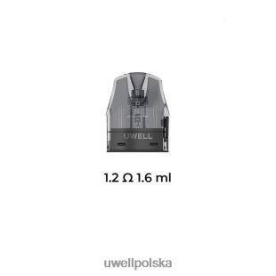 UWELL SCULPTOR pusty pojemnik zastępczy 1,2 oma (2 sztuki) JTRRVT168 UWELL Review