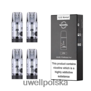 UWELL WHIRL F strąki (4 szt.) 1,2 oma JTRRVT198 UWELL Review