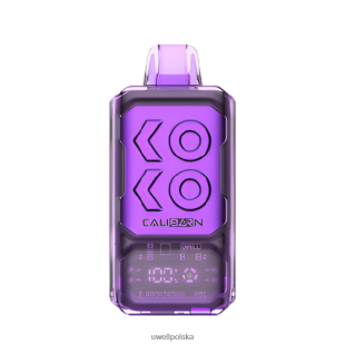 UWELL CALIBURN Jednorazowy waporyzator bar s12000 lód winogronowy JTRRVT285 UWELL Vape Price