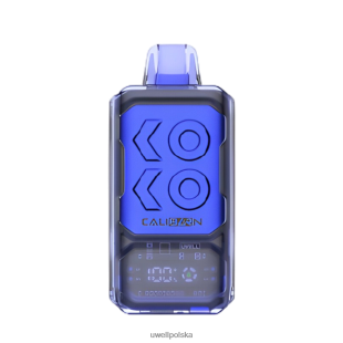 UWELL CALIBURN Jednorazowy waporyzator bar s18000 niebieski razz lód JTRRVT301 UWELL Polska