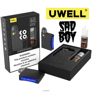UWELL CALIBURN AK3 zestaw + strąki a3s 0,8ohm (x2) + para tatusia 10ml sole 50mg crl: czarny/flv: ciasteczko dyniowe 50mg JTRRVT239 UWELL Disposable Vape
