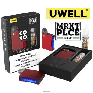 UWELL CALIBURN AK3 zestaw + strąki a3s 0,8ohm (x2) + para tatusia 10ml sole 50mg crl: czerwony/flv: zakazana jagoda 50 mg JTRRVT244 UWELL E Papieros