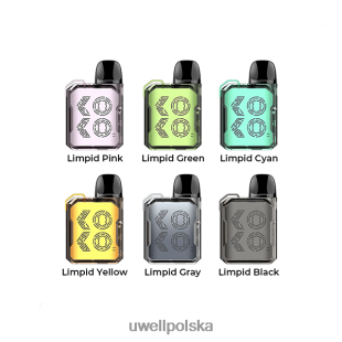 UWELL CALIBURN GK2 zestaw pod matowa czerń JTRRVT100 UWELL Vape Flavours