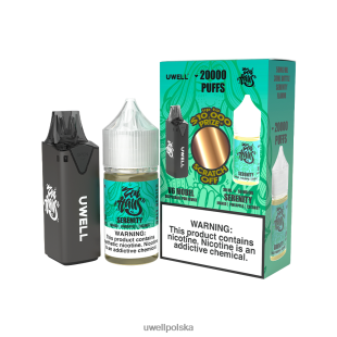 UWELL V6 urządzenie jednorazowe + para tatusia 30ml soku - pakiet współpracy clr: czarny/flv: spokój 50 mg JTRRVT222 UWELL Warszawa