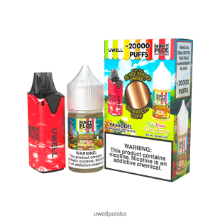 UWELL V6 urządzenie jednorazowe + para tatusia 30ml soku - pakiet współpracy clr: czerwony/flv: fuji gruszka mangoberry 48mg JTRRVT209 UWELL Disposable Vape