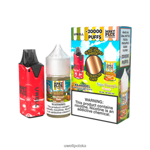 UWELL V6 urządzenie jednorazowe + para tatusia 30ml soku - pakiet współpracy clr: czerwony/flv: gujawa ananasowa feijoa 48 mg JTRRVT207 UWELL Online Shop
