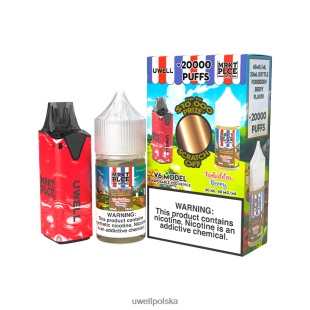 UWELL V6 urządzenie jednorazowe + para tatusia 30ml soku - pakiet współpracy clr: czerwony/flv: zakazana jagoda 48 mg JTRRVT208 UWELL Review