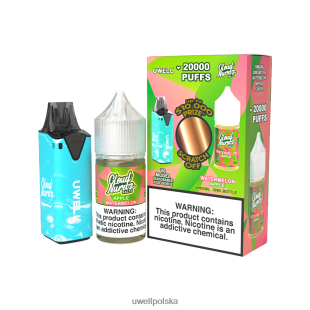 UWELL V6 urządzenie jednorazowe + para tatusia 30ml soku - pakiet współpracy clr: niebieski/flv: arbuz jabłko 50mg JTRRVT205 UWELL Vape Price